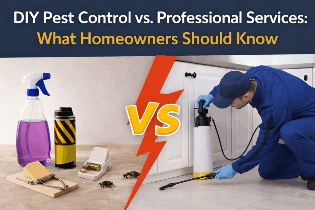 DIY Pest Control vs Professional Pest Control