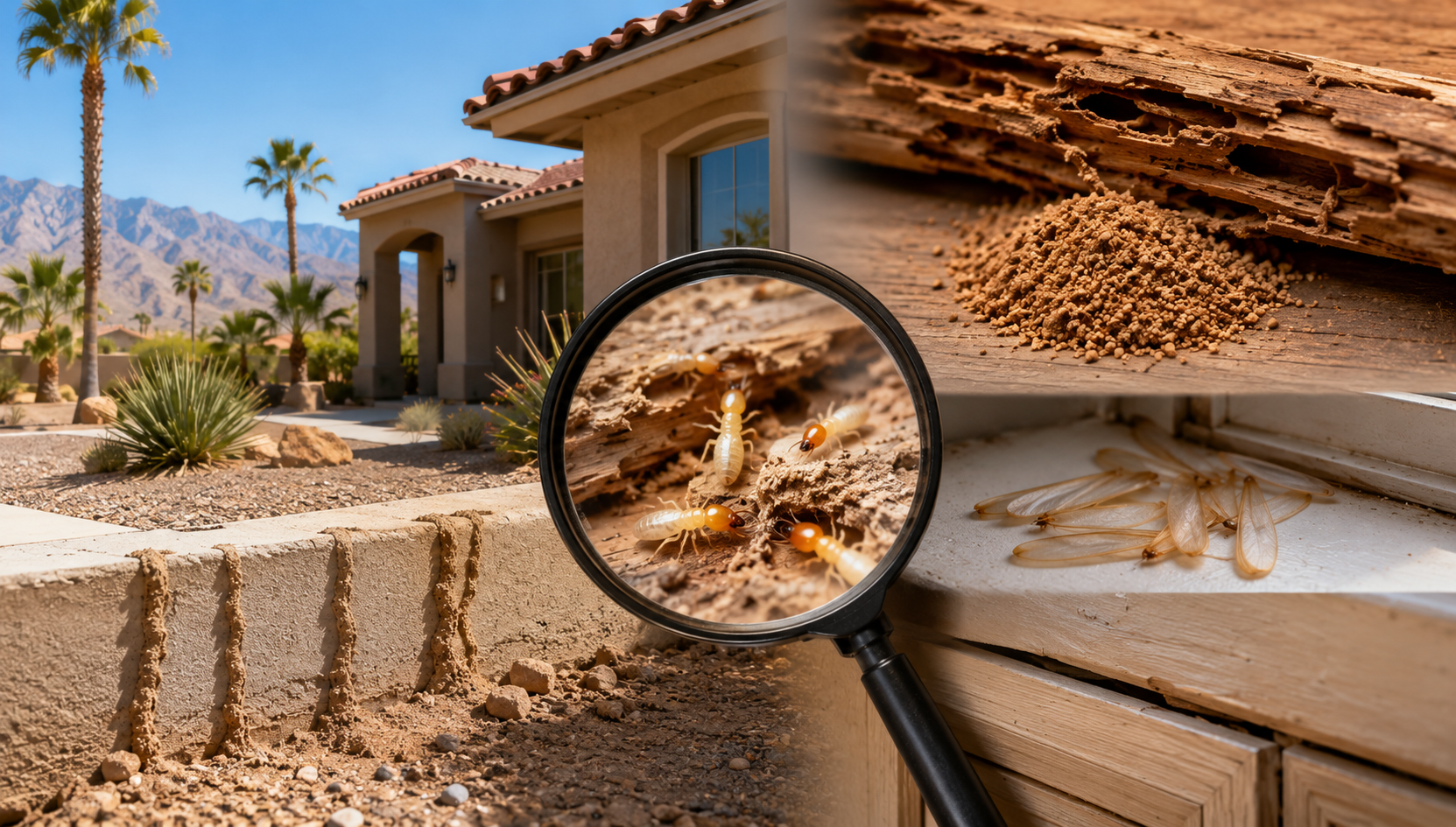 Spot Termite Damage